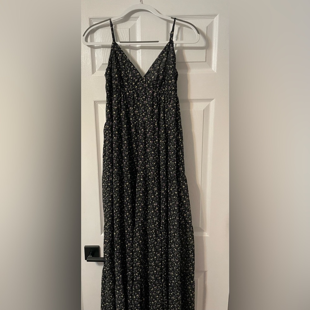 Floral Black Maxi dress